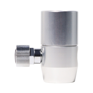 Regulador de CO2 con rosca interna 3/8-24UNF, con orificio de 1/8 NPT y válvula de encendido/apagado para cilindros de 8g, 12g y 16g. - Product Image 3