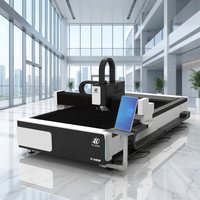 Machine de découpe laser CNC pour plaques métalliques 1530 2000W 3000W en acier inoxydable avec générateur laser Raycus Cypcut 3015 6000W
