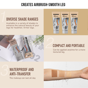 Crème pour les jambes, imperméable et unifiante, Crème pour bas noirs, Soin des jambes, Vente directe en gros - Product Image 5