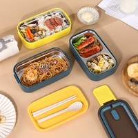 Edelstahl-Lebensmittelverpackung Lunchbox-Set mit Heizfunktion Umweltfreundliche Frischhaltung 1-3L Kapazität Großhandel