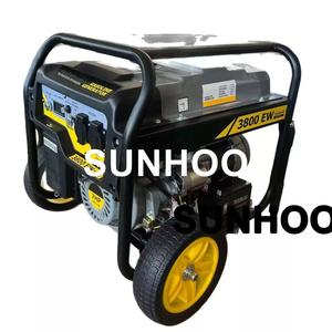 Generador de gasolina Sunhoo 3800EW 2.8Kw 220V 50Hz monofásico con ruedas y asa para uso doméstico - Product Image 4