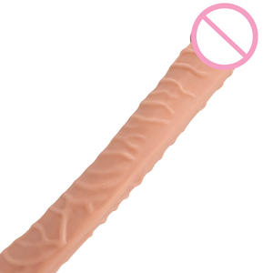 Réaliste 15.75 pouces 40CM Super Long <span class=keywords><strong>Anal</strong></span> doux PVC gode ventouse Long mince gode pour hommes - Product Image 4