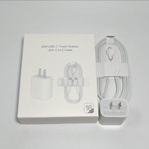35W Portable Bulk US EU <strong>Plug</strong> Universal <strong>Usb</strong> <strong>c</strong> Type <strong>c</strong> PD Fast Charging Wall <strong>Charger</strong> and Cable Set for iphone 17 16 15 Pro Max - Product Image 2