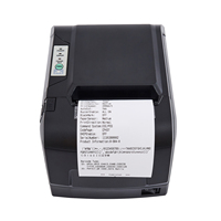 Impresora térmica de escritorio para facturas con cortador automático, impresora de tickets de puertos múltiples con papel térmico en stock