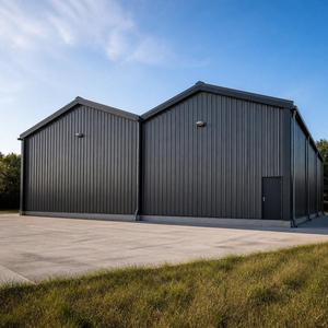 Factory Supply Prefabrication <b>Workshop</b> <b>Light</b> Plant Hangar Can Be Welded and Installed Building Steel Structure - Product Image 1