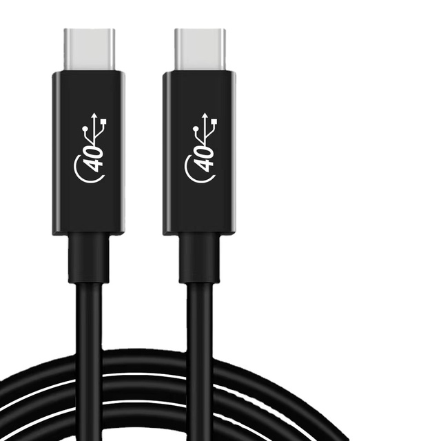 USB4 Thunderbolt 3 Data Line PD100W Fast Charging Line 8K Projection Full-function Coaxial Data Line 40GBPS
