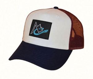 หมวกแก๊ปตาข่าย 5 ช่อง แบบ BSCI จีน ปักลายทอเองด้านหน้า ปรับขนาดได้ด้วย Snapback สไตล์ฮิปฮอป เหมาะสำหรับกิจกรรมกลางแจ้ง ฤดูร้อน ใช้ได้ทั้งชายและหญิง - Product Image 1