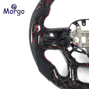 Volante Deportivo <span class=keywords><strong>de</strong></span> Fibra <span class=keywords><strong>de</strong></span> Carbono Forjado para Dodge Ram RX Rebel 1500 3500 4500 SRT 2018-2022 - Product Image 3