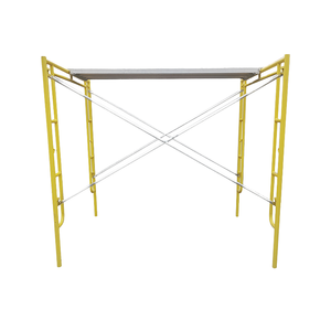 Andamio de escalera de acero con marco H industrial moderno con recubrimiento en polvo para construcción de hormigón para hoteles - Product Image 4