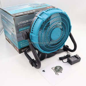 Ventilador Portátil de Camping de 10 Pulgadas con Doble Uso AC/DC, Ventilador de Mesa para Batería de Iones de Litio Y <span class=keywords><strong>M18</strong></span> de 18V - Product Image 3