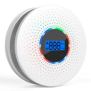 Siêu mỏng 2 trong 1 đơn vị kết hợp khói và Carbon Monoxide báo động đứng một mình báo động khói và Carbon Monoxide Detector