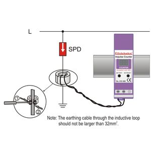เครื่องนับการกระตุกไฟฟ้า 4 หลัก 0-9999 จอแสดงผล LCD เครื่องนับเหตุการณ์การกระตุกไฟฟ้า - Product Image 5