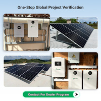 Système d'énergie solaire domestique Sunpal 8kw 10kw 15kw 12kw, kit d'énergie solaire hors réseau