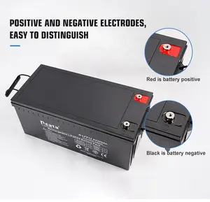 Neata 12v 24v 48V 100ah 200ah 300ah 400ah pack de batterie rechargeable au lithium-ion pour le stockage de l'énergie solaire à cycle profond