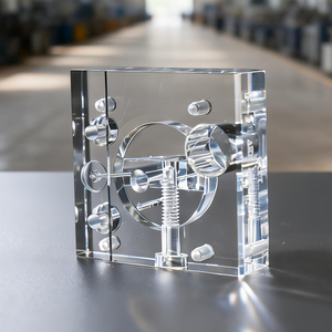 Layanan Pemesinan CNC untuk Part Akrilik Medis Non-Standar Kustom, Pemesinan Presisi Lima Sumbu, Opsi Transparan, Mesin Bubut CNC - Product Image 6