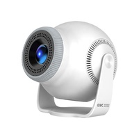 Nuevo diseño TP360 Mini proyector 200 ANSI WiFi 6 BT5.4 Dual Band portátil Android 14 proyector de películas inteligente HD Home Theater TP360
