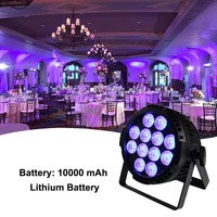 Igreslite WIFI Sans Fil DMX Batterie LED Par Can 12*18w Ip65 Étanche Projecteur de Scène