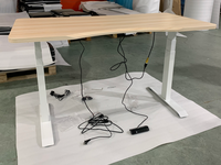 Poste de travail de bureau de direction MAG, table réglable, mobilier de bureau au design moderne, hauteur réglable