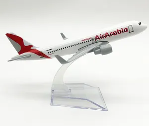 Авиакомпания Air Arabia модель 1:400 в масштабе 16 см, модель самолета с отполированным под давлением A320, модель 320 самолета от производителя