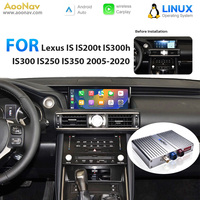 Adaptateur de boîte de liaison miroir pour Lexus IS IS200t IS300h IS300 IS250 IS350 2005-2020 Écran OEM Volant Radio Aux Mise à niveau Système Linux