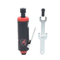 YOUSAILING Mini-meuleuse pneumatique droite légère 22000 tr/min avec mandrins 3mm et 6mm pour le meulage du métal