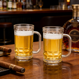 Jarra de <span class=keywords><strong>Cerveza</strong></span> de Vidrio con Base Pesada, Gran Capacidad, con Asa Cómoda para <span class=keywords><strong>Cerveza</strong></span> Artesanal - Product Image 2