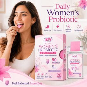 Bandes buccales probiotiques pour femmes en gros avec D-Mannose, formule de supplément de bien-être quotidien sans eau nécessaire - Product Image 1