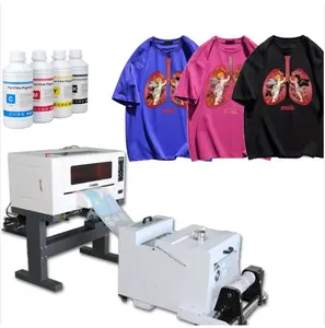 Nova venda quente 3D Impressora DTF A3 com Pó Agitando Secador Multicolor T-Shirt Máquinas de Impressão Fácil de Operar