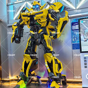 Escultura <span class=keywords><strong>de</strong></span> Robot Gigante <span class=keywords><strong>de</strong></span> Metal para Exteriores, Tamaño Personalizado, Transformers con Luz LED, Estatua <span class=keywords><strong>de</strong></span> Megatron <span class=keywords><strong>de</strong></span> Acero Inoxidable - Product Image 3