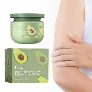 2025 gran oferta helado cuerpo limpio Exfoliante Piel suavizante hidratante aguacate crema exfoliante corporal - Product Image 2