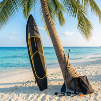 SUP gonflable tout-terrain 3 ailerons en EVA/PVC de 3,23 m (10,6 pi) pour femme, qualité professionnelle, certifié CE TUV, OEM, portable