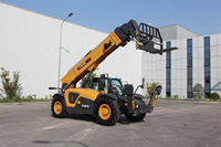 Chariot télescopique de marque supérieure XT5017K, hauteur de levage de 17,1 m, capacité de 5 tonnes, pour la manutention de matériaux lourds