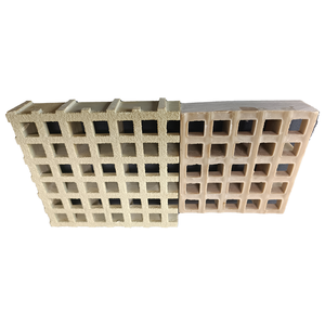 Grille en PRV/GRP moulée haute résistance <span class=keywords><strong>20x20</strong></span>/40x40mm, épaisseur 40mm, mini maille, pour passerelle marine - Product Image 2