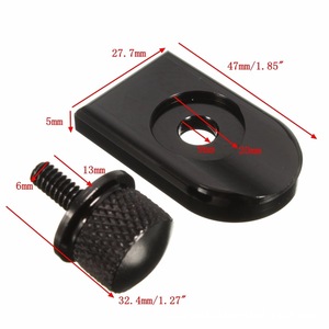 Für Harley Motorrad Rücksitz schraube Kotflügels ch raube Mutter montage Lasche Knopf abdeckung - Product Image 5