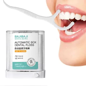 BJ-DFR88 Anti-Rutsch-Griff Zahnflossstift Ein-Touch automatische Pop-Up Zahnflossstift-Ansammler