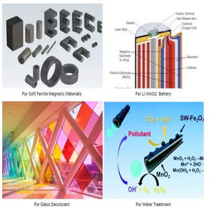 แมงกานีสไดออกไซด์ MnO2 เกรดแบตเตอรี่ ราคาขายส่ง บริสุทธิ์ สำหรับสารเร่งปฏิกิริยาและสารออกซิไดซ์ CAS 1313-13-9 - Product Image 3