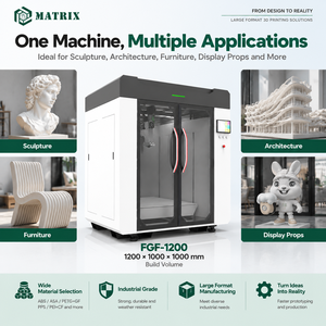 เครื่องพิมพ์แบบ Additive Manufacturing ขนาดใหญ่ FGF สำหรับการผลิตต้นแบบในโรงงาน ขนาด 1200×1000×1000 มม. - Product Image 3