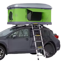 Tente de toit entièrement automatique en alliage d'aluminium à coque rigide, 2 personnes, imperméable et anti-moustiques pour les voyages en autonomie