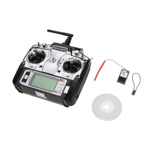 <span class=keywords><strong>Flysky</strong></span>-FS-<span class=keywords><strong>T6</strong></span> Original de alta precisión, transmisor de 2,4 GHz, 6 canales, 2 W/receptor R6-B para Avión rc, transmisor de 2,4 ghz - Product Image 4
