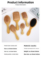 Vente directe d'usine Style moderne Massage du cuir chevelu brosse à cheveux Air Paddle sanglier brosses de bain éponges épurateurs pour l'application de la tête