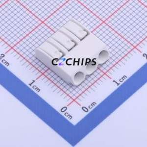 2060-453/998-404 Spring Terminal Block SMD,P=4mm Connector ( Construction: 1x3P )( Pitch: 4mm )( Color: White ) - Product Image 1