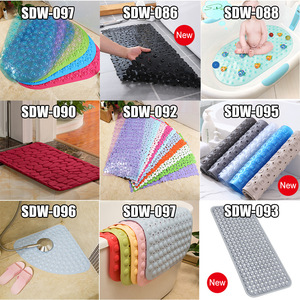 <span class=keywords><strong>Tapis</strong></span> de sol de salle de bain 100*40 en PVC antidérapant au design moderne, massage à bulles pour <span class=keywords><strong>baignoire</strong></span> de pieds, <span class=keywords><strong>tapis</strong></span> de douche à ventouse - Product Image 2