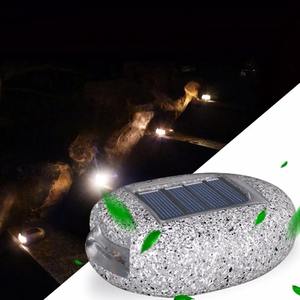 Lámpara Solar Recargable, Luz Nocturna Solar, Sensor de Movimiento PIR, Decoración de Jardín, Luz LED Solar para Exteriores, Impermeable - Product Image 2