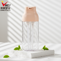 Bouteille de conditionneur capillaire en plastique PET à double tube de 200 ml, flacon pompe vide pour lotion, distributeur de gel douche, flacon de shampoing