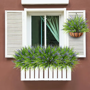 <span class=keywords><strong>Flores</strong></span> artificiales para exteriores, plantas verdes, hierba de primavera, plantas de simulación de lavanda, hierba de <span class=keywords><strong>mono</strong></span>, decoración del hogar, <span class=keywords><strong>flores</strong></span> - Product Image 3