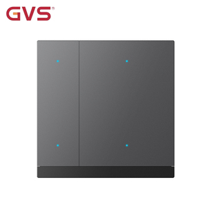 Interrupteur mural intelligent GVS KNX avec capteur de température intégré, automatisation multi-fonctions, interrupteurs muraux 2 voies - Product Image 4