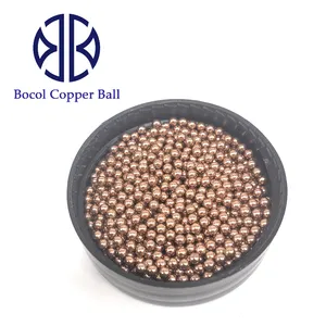 Bola de cobre macizo de 4mm y 5mm, Bola de cobre pequeña personalizada de 20g de masa