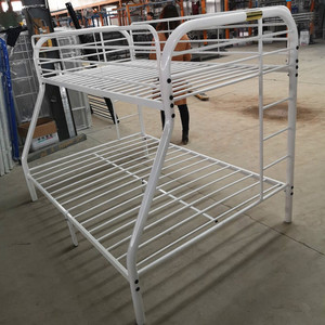 Modern Black Twin & <b>Double</b> Decker Metal Frame <b>Bunk</b> <b>Bed</b> Hot Sale Style for Home & Hotel Use Bedroom Furniture - Product Image 4