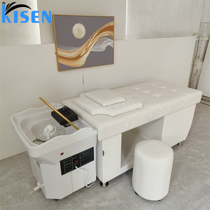 Sillón de Masaje de Lujo para Lavado de Cabello sin Tuberías, Mesa Reclinable para Peluquería, Cama de Champú para Salón de Belleza - Product Image 5