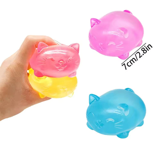 Mini Cute Ne e D0h Cat Maltose Stress Relieving Toy Non stick Slow Rebound Fun Toy for Adults and Students Stress Relieving Tool - Product Image 2